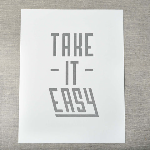 Take it Easy Art Print, Seattle/ Northwest, Pike Street Press, Pike Street Press- Pike Street Press