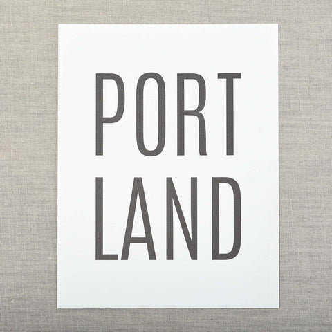 Portland Art Print, Seattle/ Northwest, Pike Street Press, Pike Street Press- Pike Street Press
