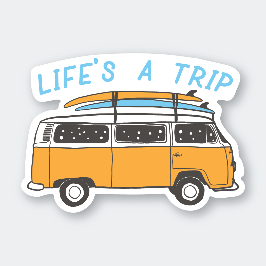 Life's a Trip Sticker, Seattle/ Northwest, Pike Street Press, Pike Street Press- Pike Street Press