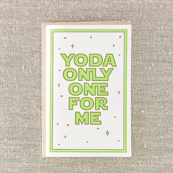 Yoda Only One For Me, Love, Pike Street Press, Pike Street Press- Pike Street Press